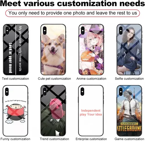 Vista 5 de IVY Funda de vidrio templado exclusiva personalizada para Samsung Glaxy A15 A25 A35 A55 A05S A05 A14 5G A53 A42 A13 A52 A32 A73 A33 A23