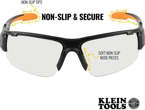 Vista 5 de KLEIN TOOLS Safety Glasses, Professional PPE Protective Eyewear with Semi Frame