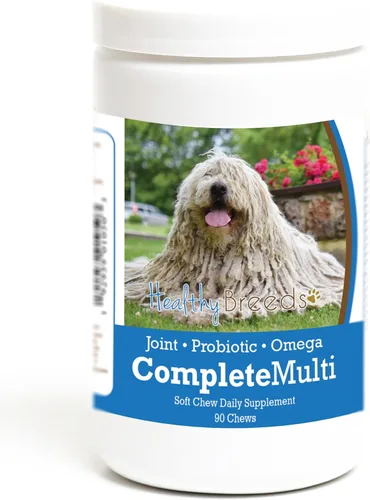 Vista 111 de Healthy Breeds Cavalier King Charles Spaniel - Multivitamínico todo en uno, completo con probióticos, glucosamina, condroitina y omegas, 60