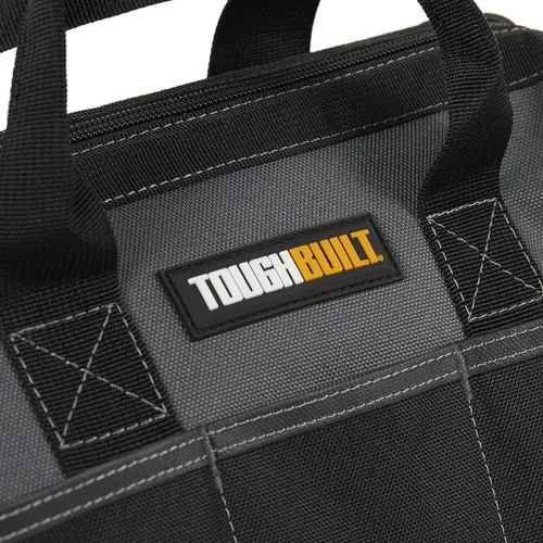 Vista 7 de ToughBuilt - Bolsa de herramientas resistente de 12 pulgadas, construcción 900D, 3 bolsillos exteriores - (TB-77-12)