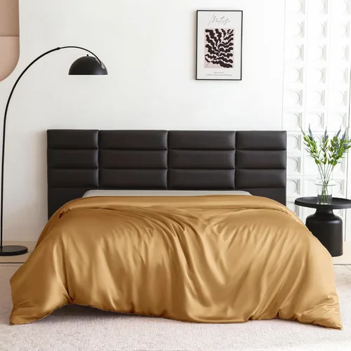 Vista 10 de THXSILK 1 funda de edredón de seda de 22 momme de 22 momme, ultra suave, lavable a máquina, duradera, 100% seda de morera de alta calidad