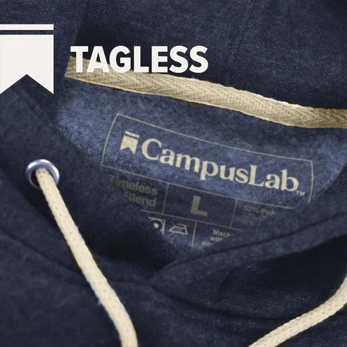Vista 6 de Campus Lab Collegiate Classic Seal - Sudadera con capucha unisex para adultos