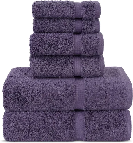 Vista 97 de Chakir Turkish Linens - Toallas turcas de 100% algodón, suaves y absorbentes (12 paños, color gris)