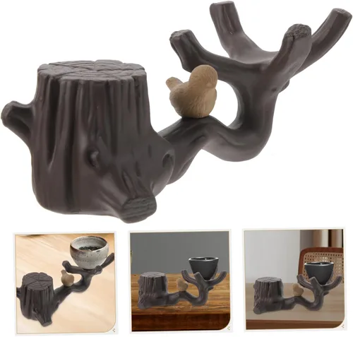 Vista 9 de BESTonZON 1 platillo de té para mascotas, accesorios de escritorio de oficina, decoración del hogar, mesa de comedor, bandeja de té, accesorios