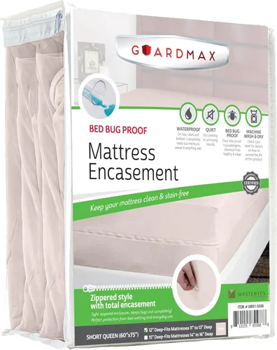 Vista 40 de Protector de colchón Guardmax con cremallera funda contra insectos para cama 100% impermeable suave, hipoalergénico y transpirable