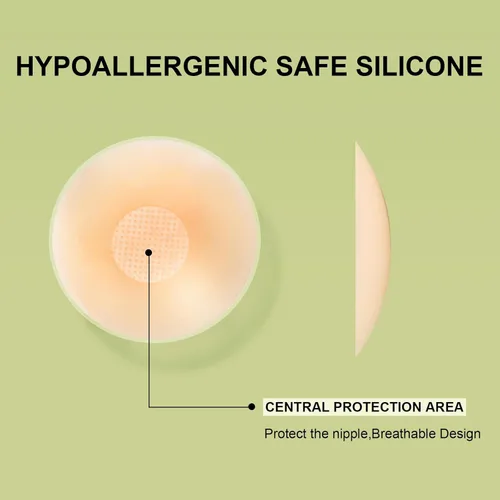 Vista 5 de 32 fundas para pezones para mujeres, cubiertas reutilizables para pezones, empanadas para pezones, empanadas para tetas, adhesivo de silicona