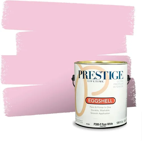 Vista 703 de Prestige Paints Pintura exterior e imprimación en uno, 1 galón, plano, coincidencia comparable de Valspar* Amber Rose*