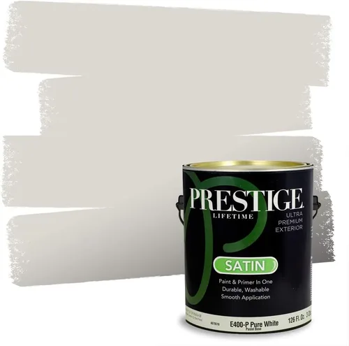 Vista 135 de PRESTIGE Paints - Pintura interior e imprimación en uno, 1 galón, cáscara de huevo, pimienta envejecida