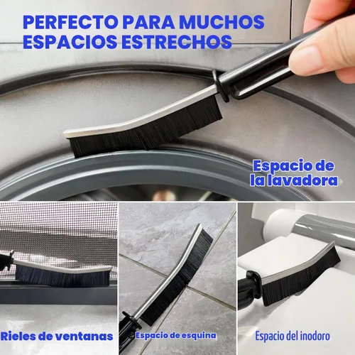 Vista 4 de Holikme - Kit de limpieza para ventilación de secadora - Suministros de limpieza para el hogar, cepillo removedor de pelusa para secadora, cepillo