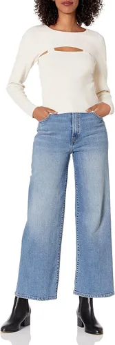 Vista 3 de The Drop Women's Nomi Cropped Sweater Top