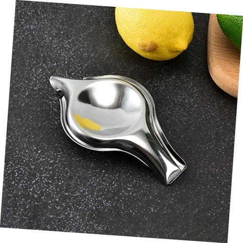Vista 8 de Zerodeko Exprimidor de limón Exprimidor de limón Exprimidor manual de frutas Exprimidor de cítricos Exprimidor de frutas de acero inoxidable