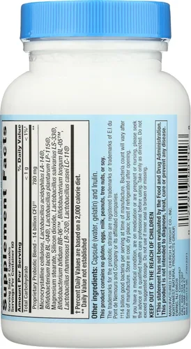 Vista 4 de Nutrition Now Probiótico Acidophilus PB8, sin gluten, 120 cápsulas (paquete de 1)