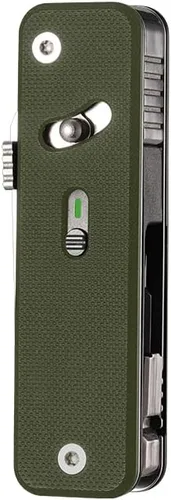 ROXON S503G Flex Companion 9 en 1 Modular EDC Tool D2 Cuchillo de bolsillo Verde