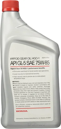 Vista 2 de Honda 08200-9014, Hgo-1 Gl-5 75W-85, aceite para engranaje hipoide, original