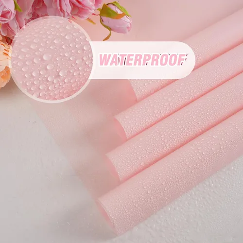 Vista 3 de 20 hojas de papel de regalo para ramos, papel de embalaje de flores impermeable, suministros de ramo de floristería, embalaje de regalo para bodas