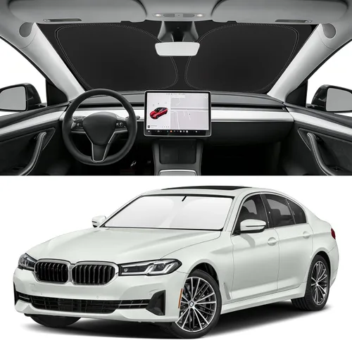 Vista 46 de Parasol plegable para parabrisas visor solar para ventana frontal accesorios de automóvil