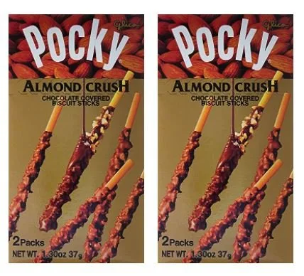 Glico Pocky Palitos de chocolate y almendra crujiente