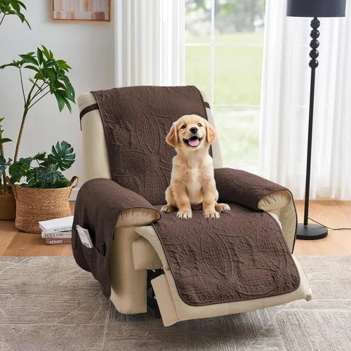 Vista 12 de Fundas acolchadas para silla reclinable, fundas reclinables repelentes al agua, funda reclinable Lazy Boy de ajuste cómodo, funda reclinable apta