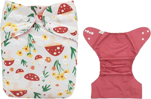 Vista 13 de ALVABABY Baby Cloth Diaper Cover, Swim Diaper,Nappy Shell Baby Girls and Boys