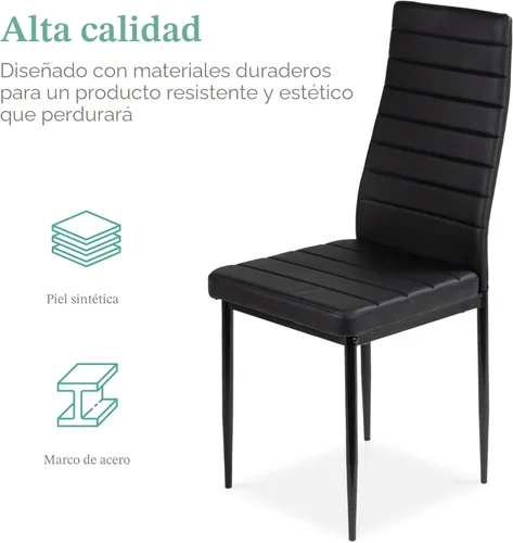 Vista 3 de Best Choice Products 5 piezas Juego de mesa de comedor de vidrio, muebles modernos de mesa de cocina para comedor, dinette, ahorro de espacio