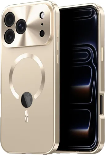 Vista 8 de Funda magnética de cuerpo completo con borde de metal, protección militar contra caídas para iPhone 12, compatible con MagSafe, protector