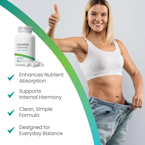 Vista 5 de Candida Cleanse Detox Suplemento 30 Cápsulas