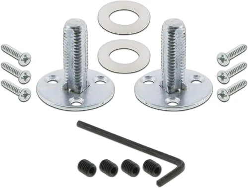 Vista 2 de Nostalgic Warehouse 750914 - Roseta de cuerda con pomo de huevo de cristal y dardos doble simulado, montaje en superficie, bronce atemporal