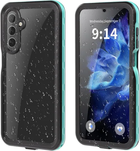 Vista 12 de DINGXIN Funda para teléfono Samsung Galaxy A15 5G, resistente al agua, con certificación IP68, a prueba de polvo, a prueba de golpes, protector
