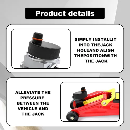 Vista 4 de Compatible con accesorios Mustang Mach-E 2023 2022 2021, para almohadillas de elevación Mach E, juego de 4 soportes de gato de piso, juego