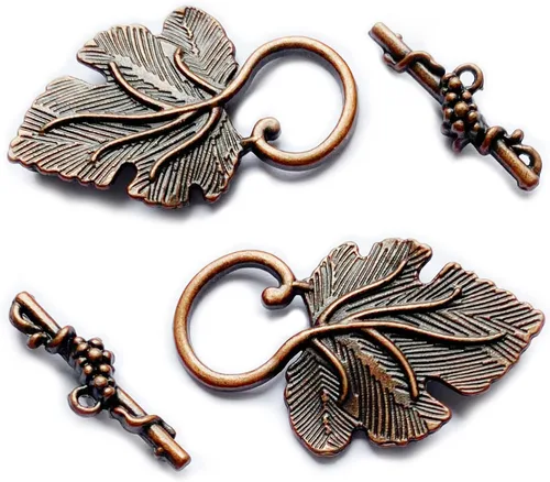 Vista 8 de Heather's cf Cierres de joyería – Calidad duradera, cierre de latón liso antiguo para collares, pulseras y dijes, ideal para bricolaje y fabricación