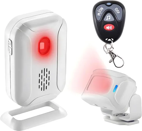 Vista 11 de Greencycle Timbre con sensor de movimiento, timbre de puerta para negocios al entrar, campana de entrada de puerta de tienda, alerta de entrada