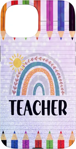 Vista 6 de Estuche de lápices de colores para profesor de escuela para iPhone 16