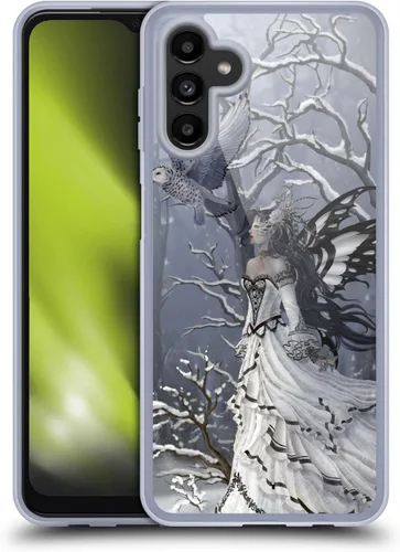 Vista 13 de Head Case Designs Funda de gel suave con licencia oficial de Nene Thomas Gothic Fairy in Forest Winter Has Begun, compatible con Samsung Galaxy A13