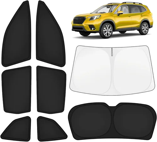 Vista 184 de KUST - Parasol plegable para parabrisas para BMW X1 E84, accesorios 2011 2012 2013 2014 2015, protector de visera de sol ajustable que bloquea