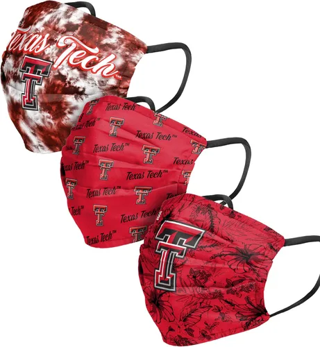 Vista 27 de FOCO - Cubrebocas reutilizable y lavable con logo del equipo NCAA para el partido