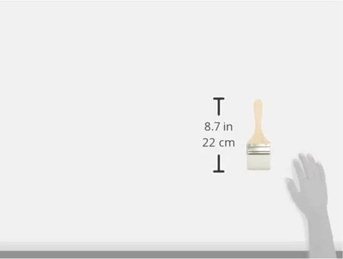 Vista 2 de Plaid Juego de cepillos de virutas de nailon, 44289, blanco, surtido de 3 piezas