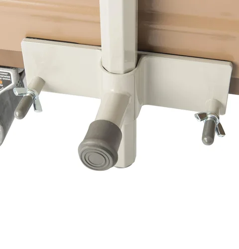 Vista 4 de Invacare 7740A - Barra y mango para trapecio, diseño de dos piezas, límite de carga de peso de 168 libras, color gris