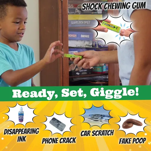 Vista 6 de Kit de broma 20 chistes y bromas prácticas definitivas para niños Caja de juguetes de broma para regalos