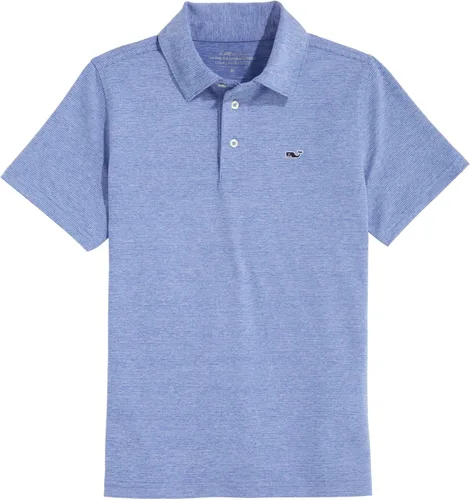 Vista 10 de vineyard vines Polo St. Jean Stripe Sankaty para niño (bebé/niños pequeños/niños grandes)
