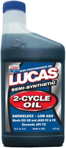 Vista 10 de Aceite semisintético de 2 ciclos, de la marca Lucas Oil