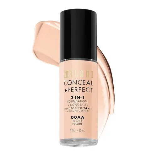 Vista 18 de Milani Base líquida Conceal + Perfect - Natural claro, 1 onza líquida.