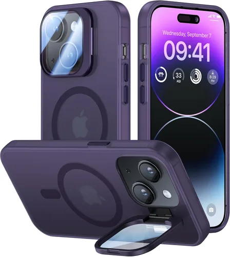 Vista 39 de VOFATA [Protección Completa Mejorada de la Cámara] para Funda iPhone Air con Cubierta de Cámara con Soporte [Compatible con MagSafe][Protección