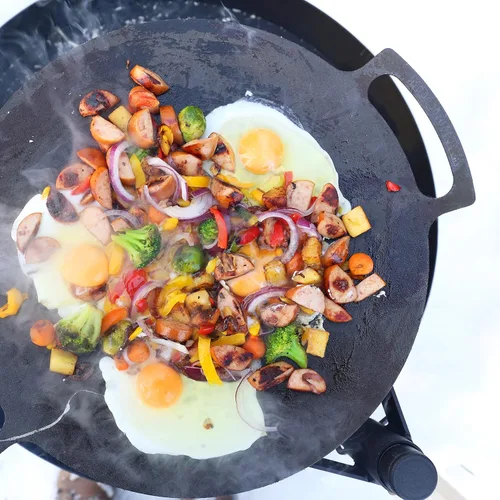 Vista 3 de Muurikka Parrilla de 18.9 in para barbacoa, camping, gas, fuego abierto con bolsa de cubierta