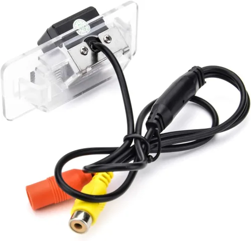 Vista 4 de Para BMW 5 M5 E39 E60 E61 / X5 E53 E70 / X6 E71 Cámara de visión trasera del coche+8 LED cámara de estacionamiento inversa/enchufe directamente