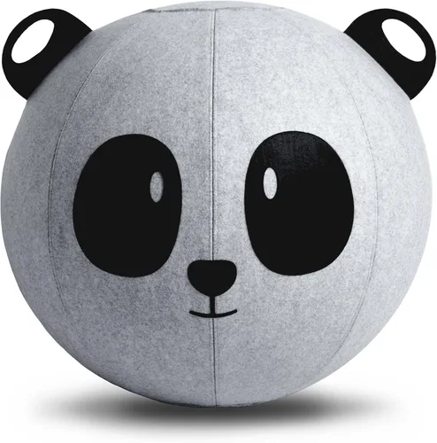 Vivora Niko - Silla ergonómica para niños con bola de ejercicio esférica antiexplosión inflable de 18 pulgadas, oso panda