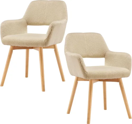 Vista 52 de Silla de Escritorio Sin Ruedas Silla de Acento Cómoda para Sala de Estar Comedor Dormitorio Silla de Tocador Silla de Maquillaje Oficina en Casa