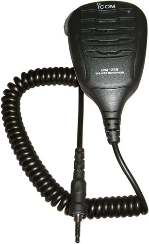 ICOM HM-213 Altavoz Flotante Impermeable / Micrófono, Negro, Talla única
