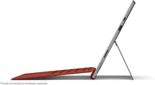 Vista 3 de Tablet Microsoft Surface Pro 7, pantalla táctil de 12.3", Intel Core i7, 16 GB de memoria, unidad de estado sólido de 512 GB