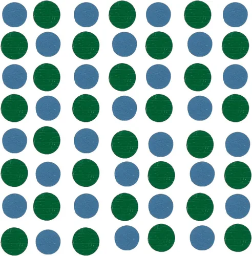 Vista 52 de Confetti Circle 1/4" Negro, Azul Marino Combo - 2 bolsas de media onza (1 oz) (8550/9971)