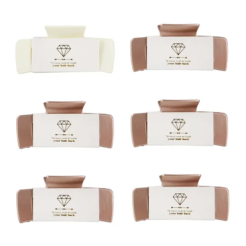 Vista 24 de 8 piezas de regalos de propuesta para dama de honor, juego de 8 pinzas de cabello de 10.4 cm cuadrados para despedida de soltera, ideas de regalo